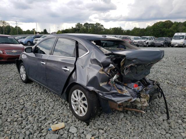 3N1AB7AP5KL626929 - 2019 NISSAN SENTRA S GRAY photo 3