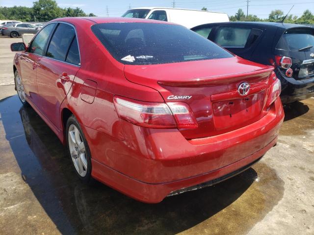 4T1BE46K69U277134 - 2009 TOYOTA CAMRY SE A RED photo 3