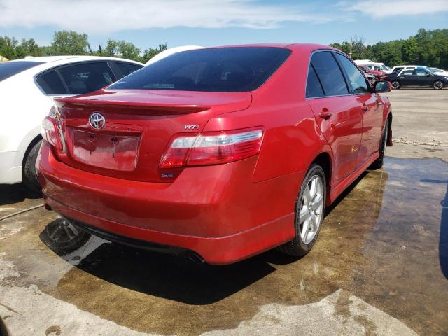 4T1BE46K69U277134 - 2009 TOYOTA CAMRY SE A RED photo 4