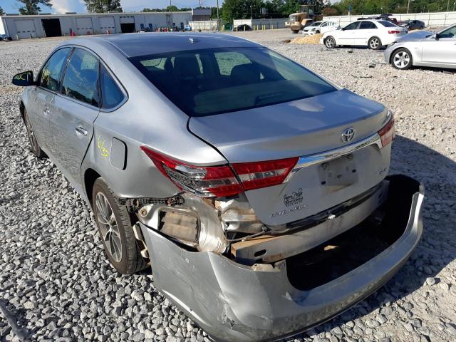 4T1BK1EB9HU252462 - 2017 TOYOTA AVALON XLE SILVER photo 3