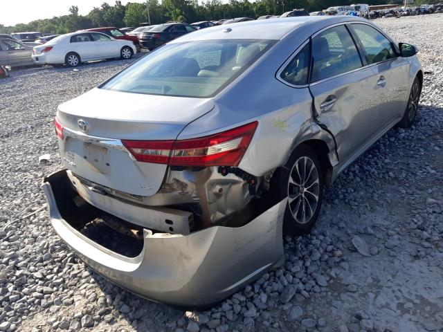 4T1BK1EB9HU252462 - 2017 TOYOTA AVALON XLE SILVER photo 4