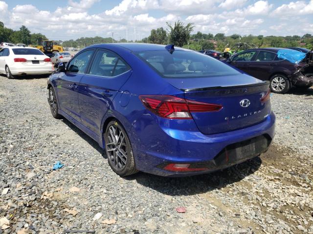 KMHD04LB0LU070418 - 2020 HYUNDAI ELANTRA SPORT  photo 3