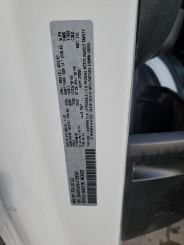 3C6URVJG4LE138157 - 2020 RAM PROMASTER WHITE photo 10