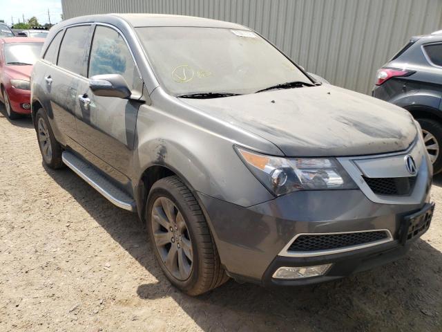 2HNYD2H74AH516812 - 2010 ACURA MDX ADVANC GRAY photo 1