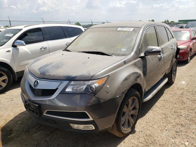 2HNYD2H74AH516812 - 2010 ACURA MDX ADVANC GRAY photo 2