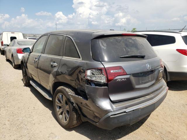 2HNYD2H74AH516812 - 2010 ACURA MDX ADVANC GRAY photo 3