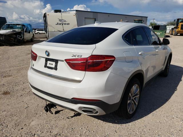 5UXKU0C51J0G81034 - 2018 BMW X6 SDRIVE3 WHITE photo 4