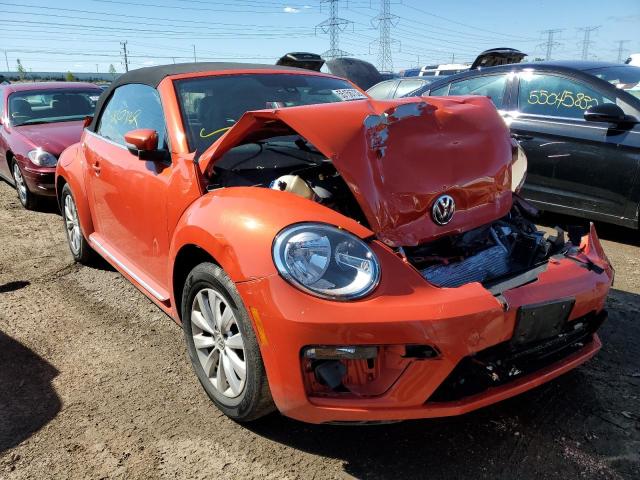 3VW517AT2HM811082 - 2017 VOLKSWAGEN BEETLE S/S 橙色 照片 1