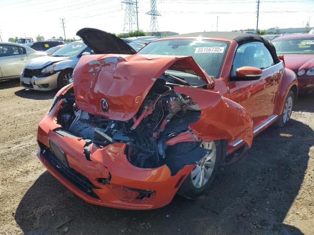 3VW517AT2HM811082 - 2017 VOLKSWAGEN BEETLE S/S 橙色 照片 2