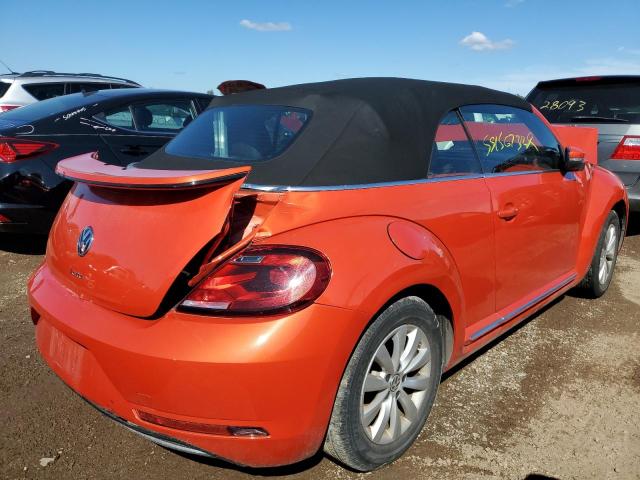 3VW517AT2HM811082 - 2017 VOLKSWAGEN BEETLE S/S 橙色 照片 4