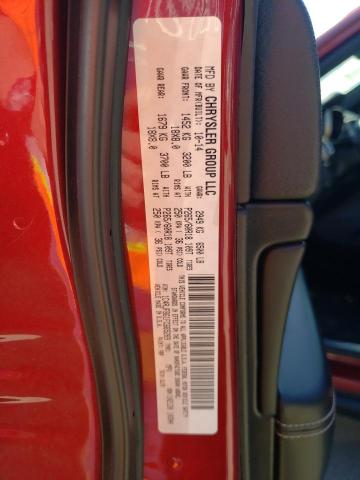 1C4RJFBG1FC665269 - 2015 JEEP GRAND CHER RED photo 10