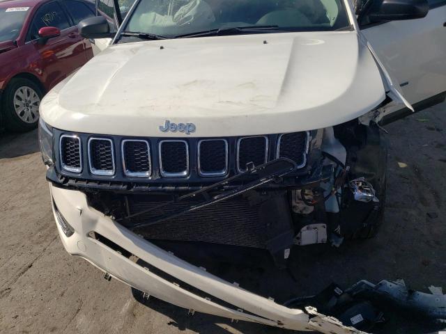 3C4NJDAB2MT516718 - 2021 JEEP COMPASS SP WHITE photo 7