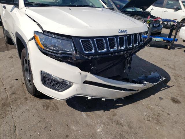 3C4NJDAB2MT516718 - 2021 JEEP COMPASS SP WHITE photo 9