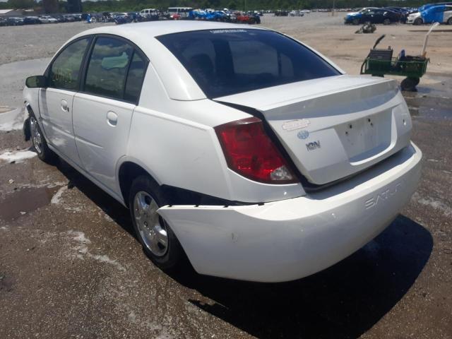 1G8AJ55F87Z121578 - 2007 SATURN ION LEVEL WHITE photo 3