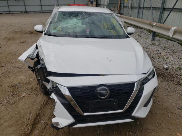 3N1AB8CV5LY239125 - 2020 NISSAN SENTRA SV WHITE photo 7