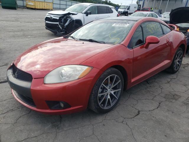 4A31K3DT9BE003714 - 2011 MITSUBISHI ECLIPSE GT RED photo 2