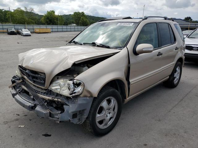 4JGAB54E62A317887 - 2002 MERCEDES-BENZ ML 320 TAN photo 2