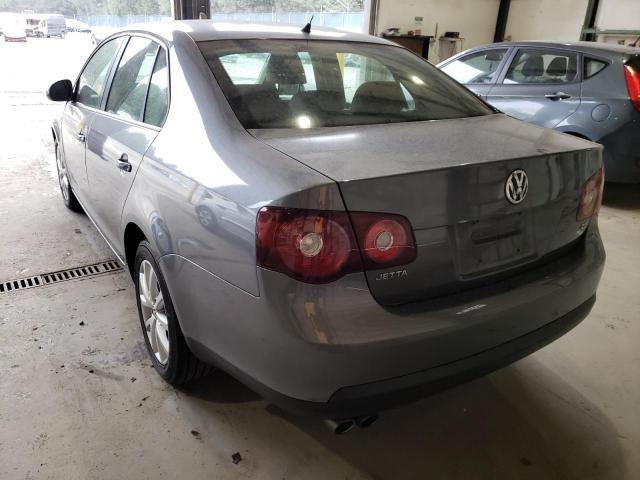 3VWAZ7AJ7AM156431 - 2010 VOLKSWAGEN JETTA LIMI GRAY photo 3