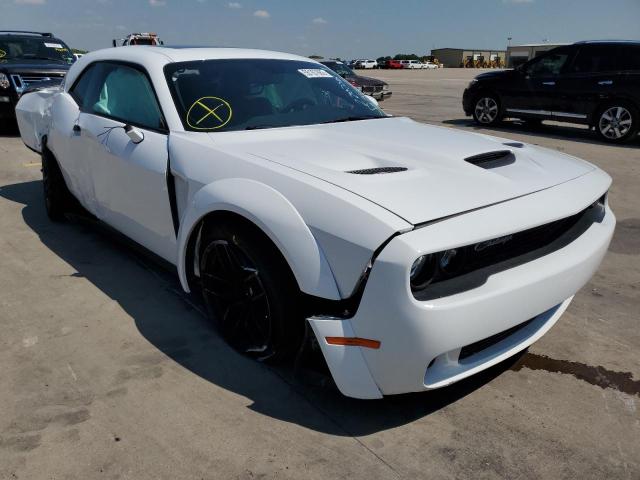 2C3CDZFJXKH563629 - 2019 DODGE CHALLENGER WHITE photo 1