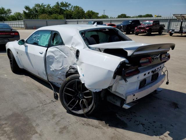 2C3CDZFJXKH563629 - 2019 DODGE CHALLENGER WHITE photo 3