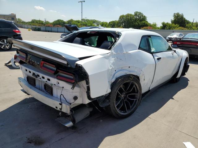 2C3CDZFJXKH563629 - 2019 DODGE CHALLENGER WHITE photo 4