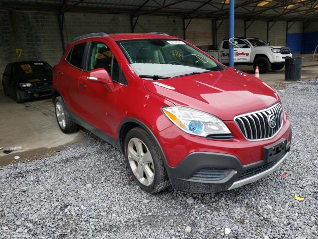 KL4CJASB6GB652743 - 2016 BUICK ENCORE RED photo 1