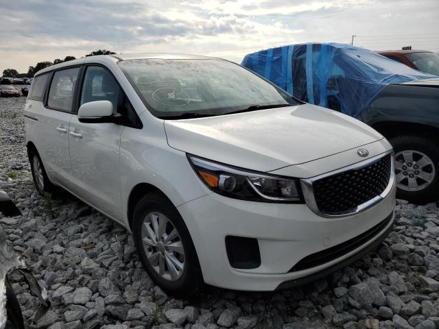 KNDMA5C16J6363725 - 2018 KIA SEDONA L WHITE photo 1