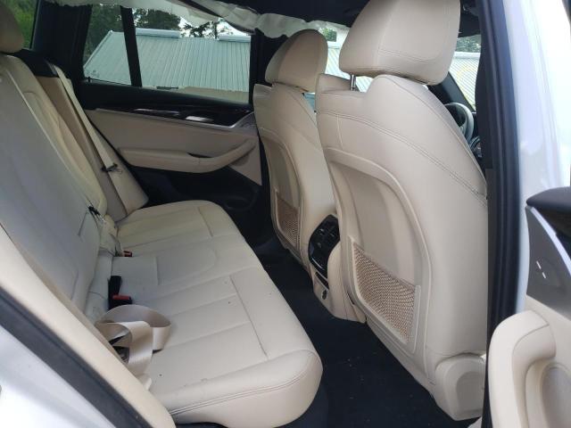 5UXTR9C55KLP92516 - 2019 BMW X3 XDRIVE3 WHITE photo 6