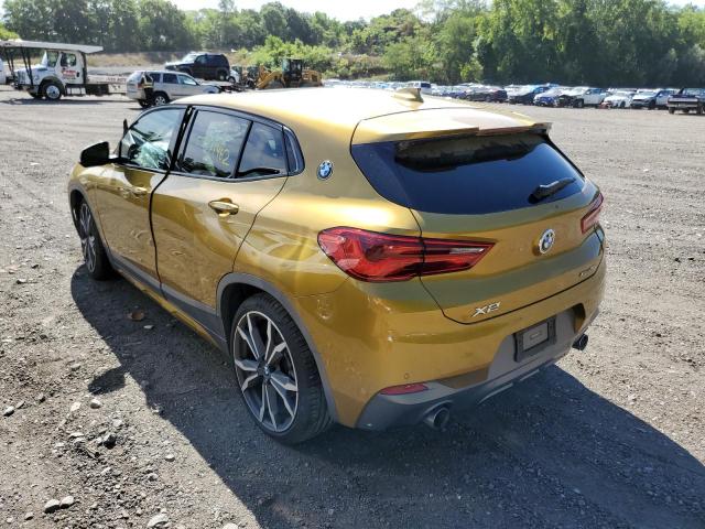 WBXYJ5C32JEB19357 - 2018 BMW X2 XDRIVE2 YELLOW photo 3