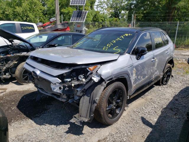 JTMEWRFV7LD534962 - 2020 TOYOTA RAV4 XSE SILVER photo 2