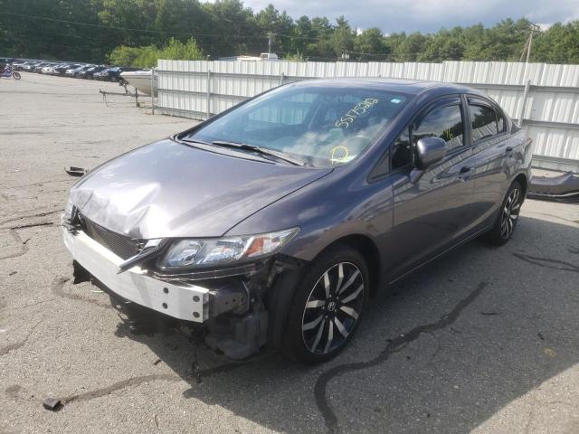 19XFB2F93FE291485 - 2015 HONDA CIVIC EXL Boz foto 2