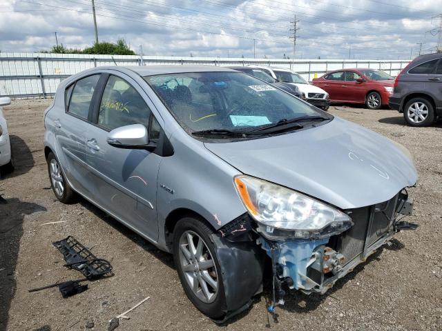 JTDKDTB37D1031462 - 2013 TOYOTA PRIUS C SILVER photo 1