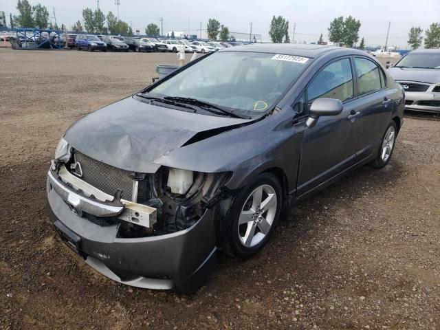 2HGFA1F66BH004286 - 2011 HONDA CIVIC LX-S Srebrny zdjęcie 2