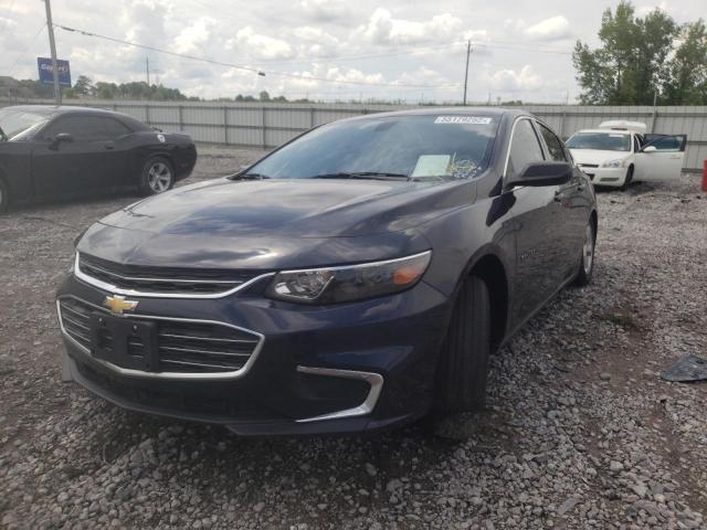 1G1ZC5ST6HF260407 - 2017 CHEVROLET MALIBU LS BLUE photo 2