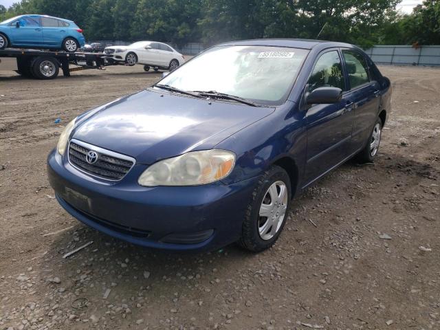 2T1BR32E75C494587 - 2005 TOYOTA COROLLA CE BLUE photo 2