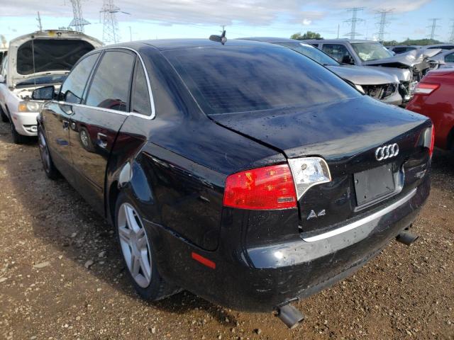 WAUDF78E36A210276 - 2006 AUDI A4 2.0T QU BLACK photo 3