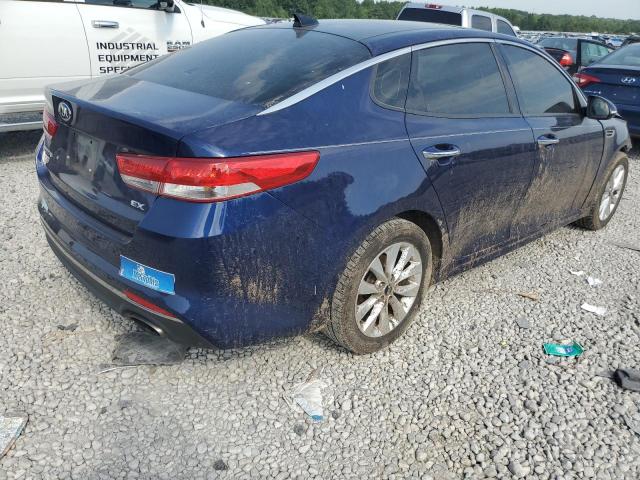 5XXGU4L34GG115838 - 2016 KIA OPTIMA EX BLUE photo 4