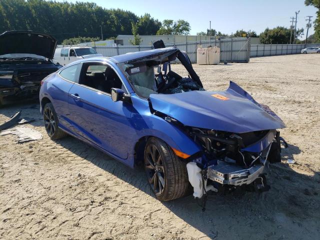 2HGFC4B89KH308456 - 2019 HONDA CIVIC SPOR BLUE photo 1