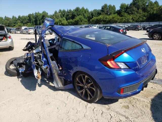 2HGFC4B89KH308456 - 2019 HONDA CIVIC SPOR BLUE photo 3