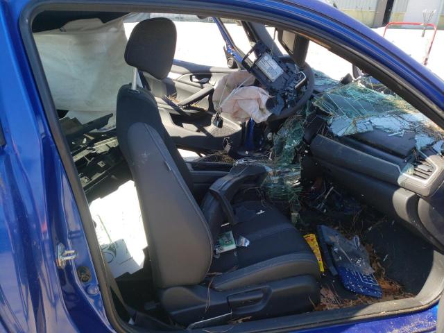 2HGFC4B89KH308456 - 2019 HONDA CIVIC SPOR BLUE photo 5