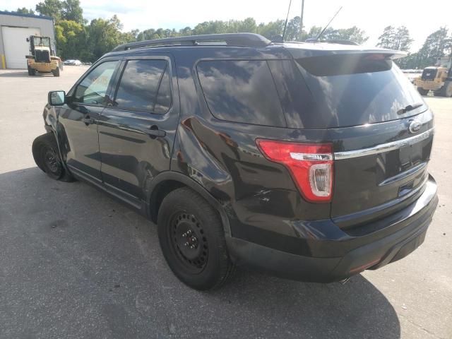 1FM5K8B85DGB72177 - 2013 FORD EXPLORER BLACK photo 3