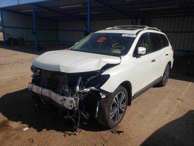 5N1DR2MM4JC670453 - 2018 NISSAN PATHFINDER WHITE photo 2