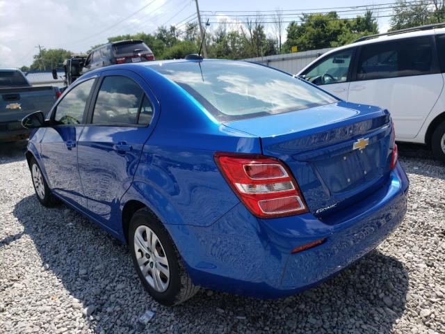 1G1JB5SH1H4146435 - 2017 CHEVROLET SONIC LS 蓝色 照片 3