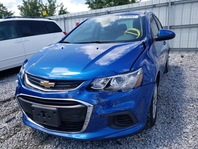 1G1JB5SH1H4146435 - 2017 CHEVROLET SONIC LS 蓝色 照片 9
