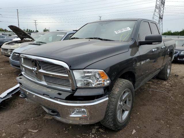 1C6RD7GT9CS150600 - 2012 DODGE RAM 1500 S BLACK photo 2