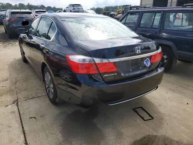 1HGCR2F34EA010971 - 2014 HONDA ACCORD LX BLUE photo 3