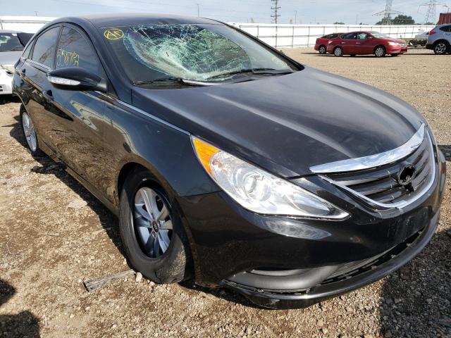 5NPEB4AC0EH858272 - 2014 HYUNDAI SONATA GLS BLACK photo 1