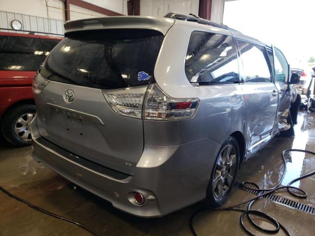 5TDXK3DC3ES459817 - 2014 TOYOTA SIENNA SPO SILVER photo 4