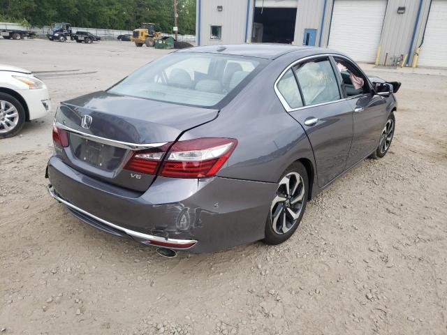 1HGCR3F03HA037692 - 2017 HONDA ACCORD EXL GRAY photo 4