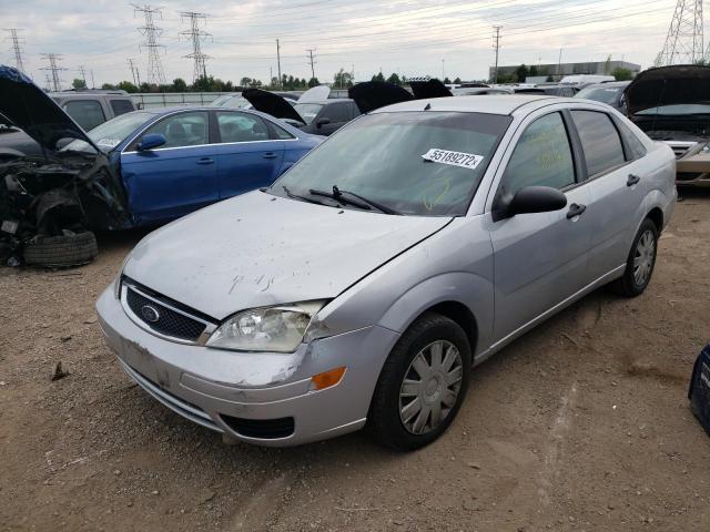 1FAFP34N47W154981 - 2007 FORD FOCUS ZX4 SILVER photo 2